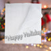 Christmas Snow Blanket Christmas Decoration X 1 50cm x 100cm White