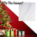 Christmas Snow Blanket Christmas Decoration X 1 50cm x 100cm White