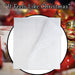 Christmas Snow Blanket Christmas Decoration X 1 50cm x 100cm White