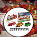 Christmas Train Set 14Pcs Light and Sound X 1 14 Piece Christmas Train Set