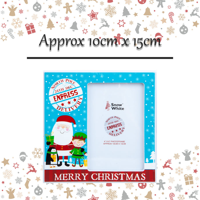 Christmas Photo Frame 4 X 6 picture Inch Frame X 1 10cm x 15cm Christmas Themed