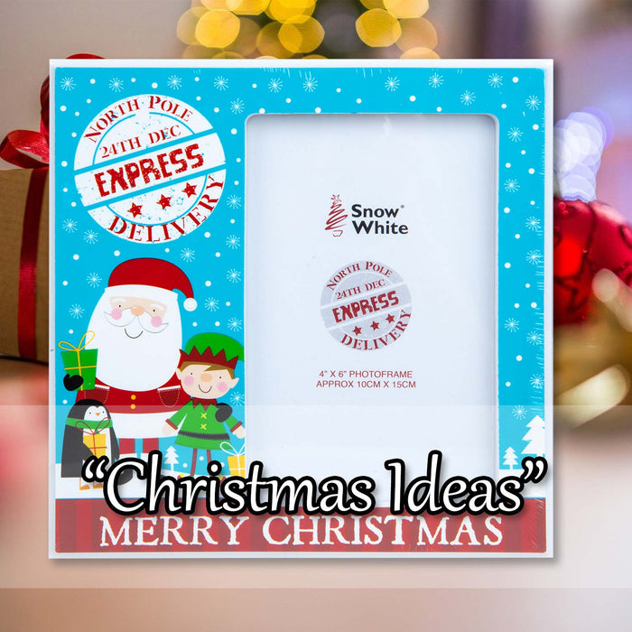 Christmas Photo Frame 4 6 picture Inch X Themed