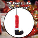 Christmas Santa Leg Decoration 56cm x 25cm Red X 1
