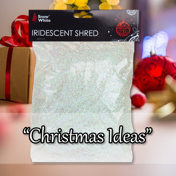 Christmas Decoration Iridescent Shred X 1 Iridescent Shred Iridescent