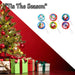 Christmas Light up Yo Yo's 8 Xmas Themed Designs 8 Varied Designs X 1 5. 5cm