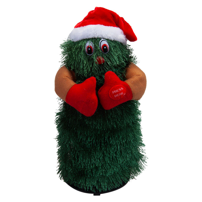 Christmas Tree Dancing Singing Christmas X 1 25.1cm x 12cm x 11.5cm Green