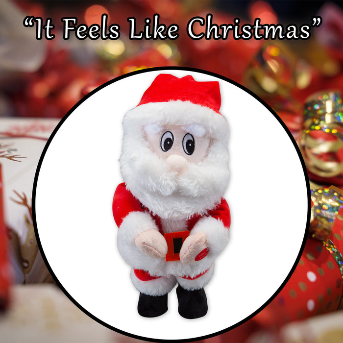 Dancing Singing Santa Christmas Decoration X 1 28. 2cm x 12. 8cm x 11. 2cm Red