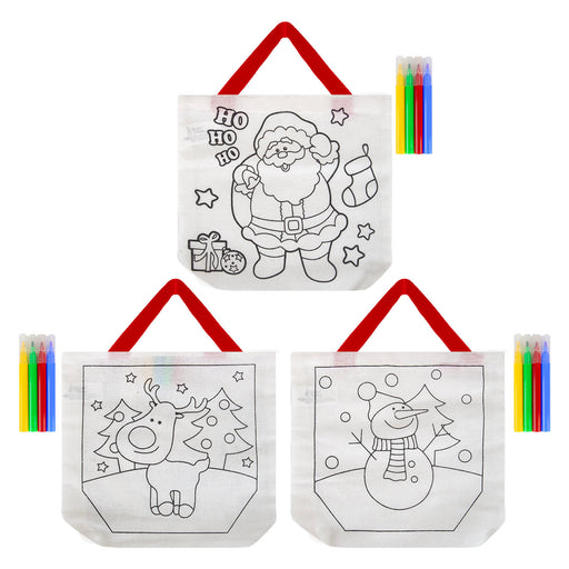 Christmas Paint Set X 2 Design will Vary White