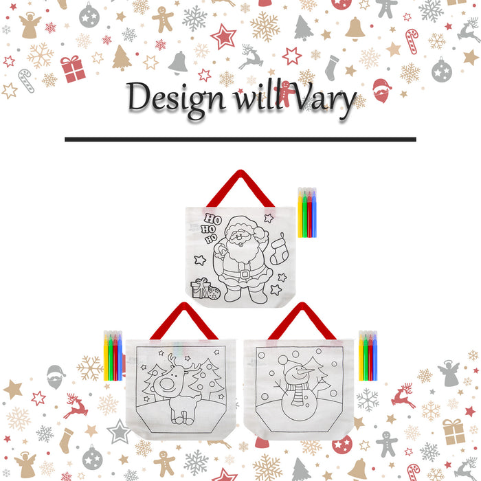 Christmas Paint Set X 2 Design will Vary White