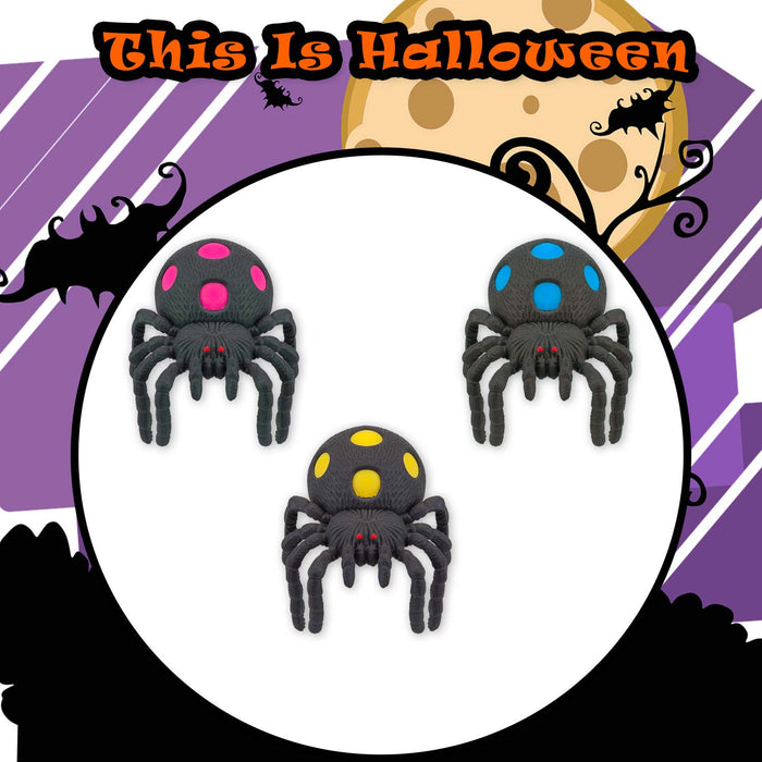 Squishy Spider Toy 1 Piece Mystery Bag Hallows Party, Trick or Treat 21. 2cm MultiColour