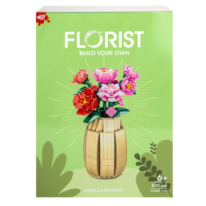Camillia Building Block Flower Bouquet Set 28cm x 23cm Multicolour X 1