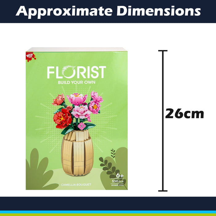 Camillia Building Block Flower Bouquet Set 28cm x 23cm Multicolour X 1