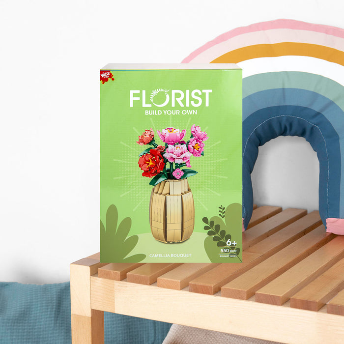 Camillia Building Block Flower Bouquet Set 28cm x 23cm Multicolour X 1
