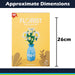 Daises Building Block Flower Bouquet Set 26cm x 20cm Multicolour X 1