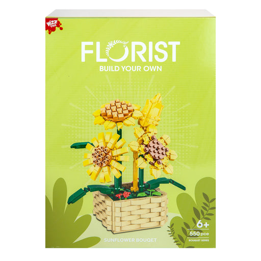 Sunflower Building Block Bouquet Set 26cm x 20cm Multicolour X 1