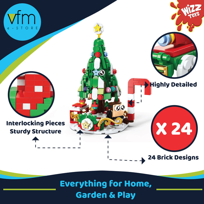 Building Blocks Advent Calendar - 24 Changeable Figures-Christmas Toy