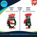 Mini Brick Advent Calendar - 24 Festive Figures - Christmas Toy