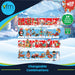 Mini Brick Advent Calendar - 24 Festive Figures - Up to 5cm - Christmas Toy