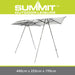 Sun Shade 2-6 People Cooling Material- 4 Position Umbrella Function  White 2-6