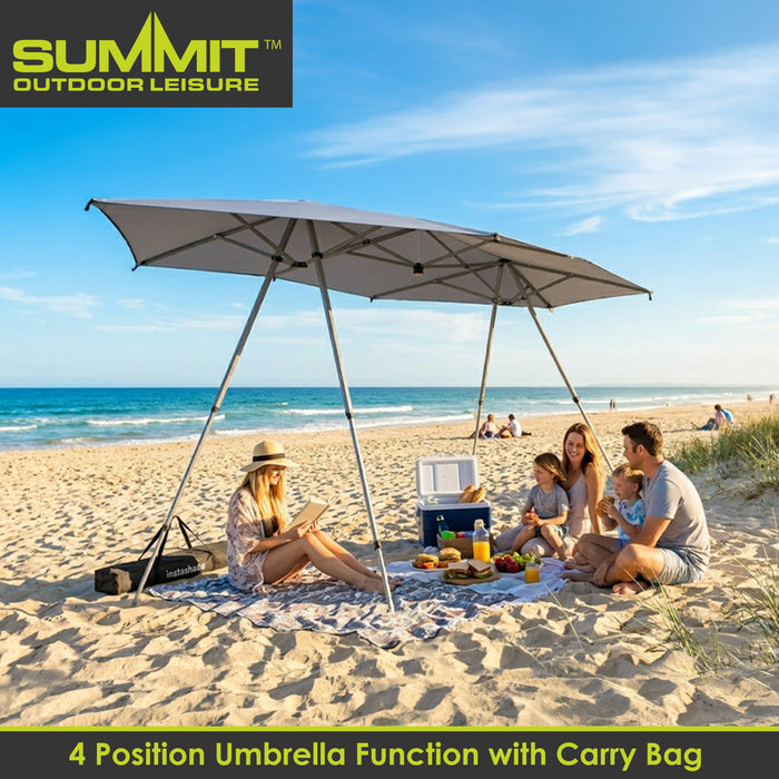 Sun Shade | 4-8 Person | Cooling Material | 4 Position | White