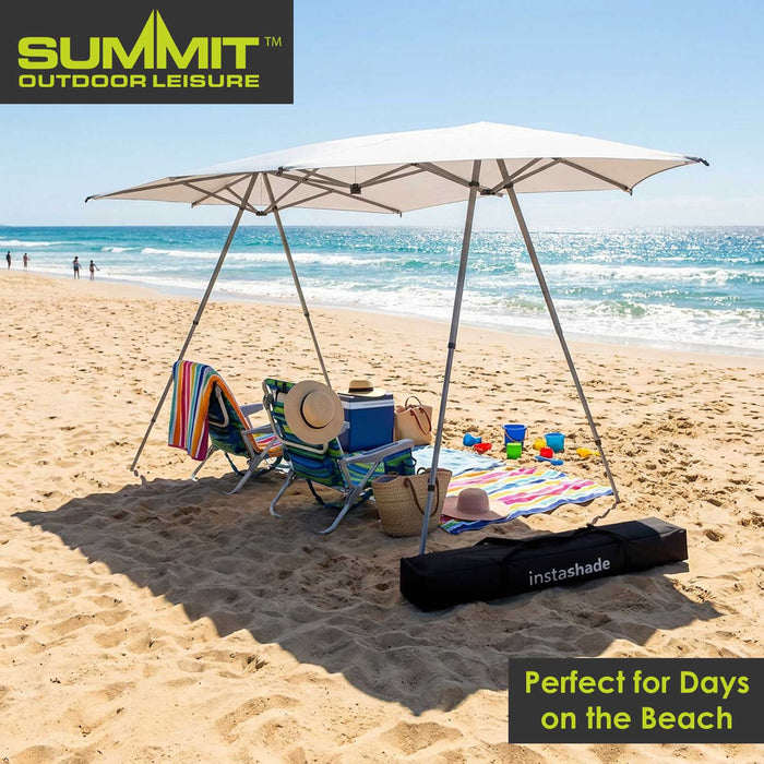 Sun Shade | 6-10 Person | Cooling Material | 4 Position | White