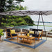 Sun Shade 6-10 People Cooling Material- 4 Position Umbrella Function