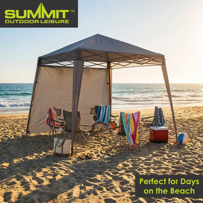 Pop Up Gazebo | 1.8m x 1.8m | Compact | 1 Person Setup | Grey