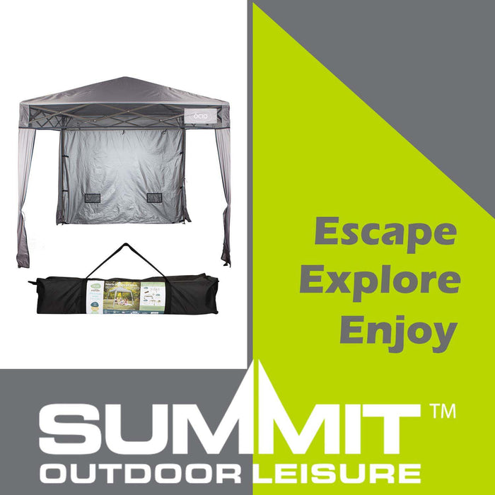 Compact Gazebo One Person Push Up Opening & Self Locking 2. 4m 2.