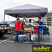 Pop Up Gazebo | 2.4m x 2.4m | Compact | 1 Person Setup | Grey