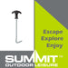 Tent Peg Extractor For Shelter Securely Tie Down Silver