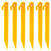 Utility Tent Pegs Strong Secure To Ground 4. 5cm x 21. 5cm Yellow X 1