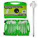 Tent Pegs Solid Case Glow In Dark Heavy Duty Green Pack of
