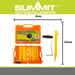 Tent Pegs Plastic Peg & Extractor With Case Orange Pack of