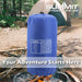 Mummy Sleeping Bag Single Stylish, Warm, Easy To Pack Camp Blue