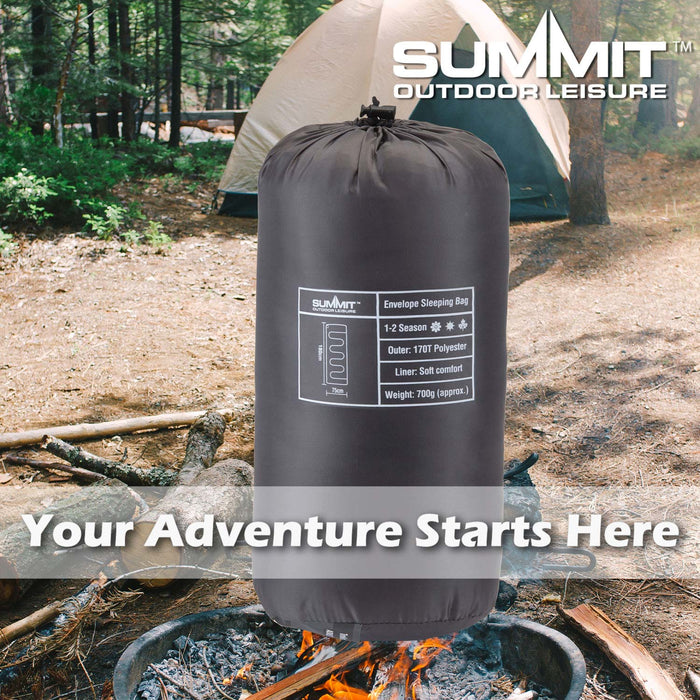 Envelope Sleeping Bag Single Stylish, Warm, Easy To Pack Camp