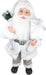 Luxury Grey Father Christmas Figure