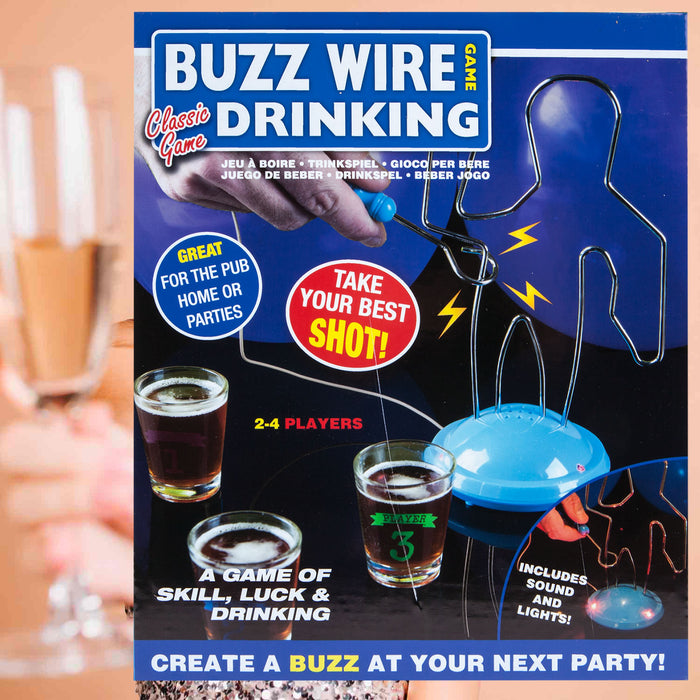 Buzz Wire Drinking Game 28cm x 23cm Multicolour X 1