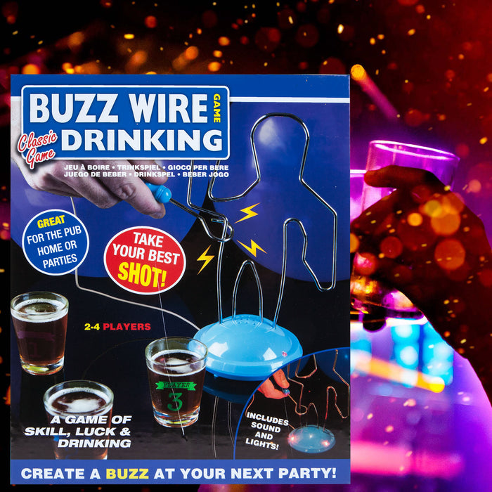 Buzz Wire Drinking Game 28cm x 23cm Multicolour X 1