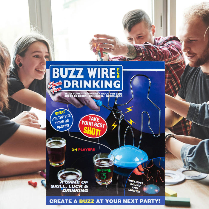 Buzz Wire Drinking Game 28cm x 23cm Multicolour X 1