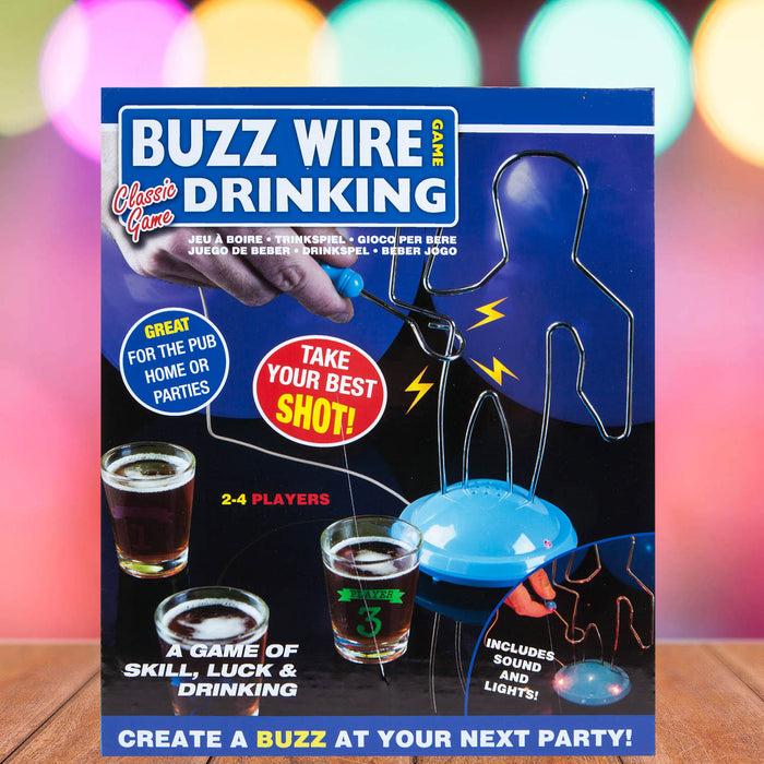 Buzz Wire Drinking Game 28cm x 23cm Multicolour X 1