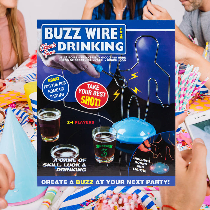 Buzz Wire Drinking Game 28cm x 23cm Multicolour X 1