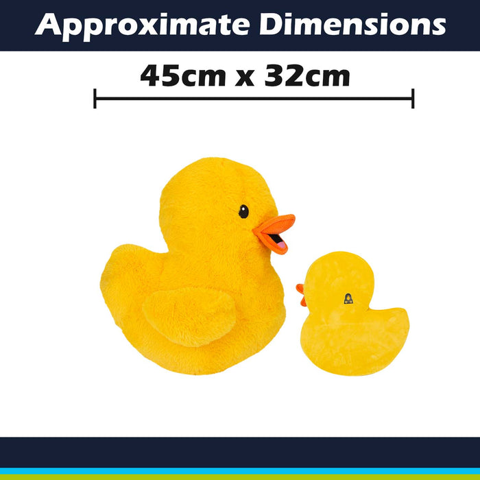 Duck Wall Decoration Plush Fun Gift Idea 45cm x 32cm Yellow X 1