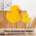 Duck Wall Decoration Plush Fun Gift Idea 45cm x 32cm Yellow X 1