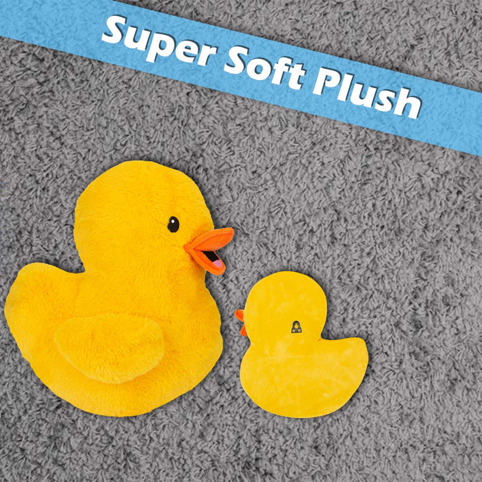 Duck Wall Decoration Plush Fun Gift Idea 45cm x 32cm Yellow X 1