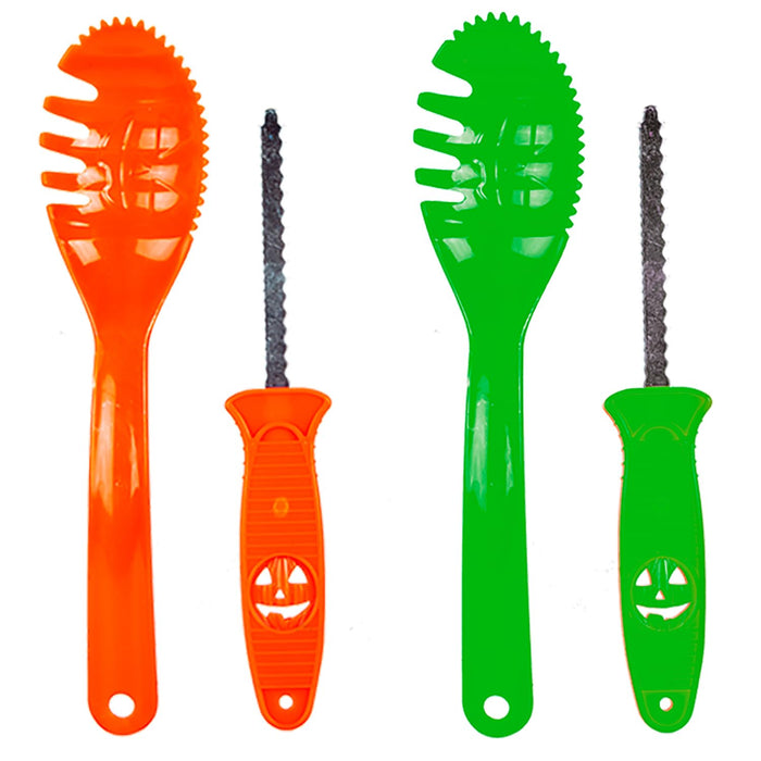 Halloween Pumpkin Carving Set 2 Pieces Tools for