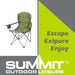 Green Berkley Padded Chair High Back Relaxer Indigo - Camping Pack of 2