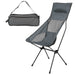 High Back Folding Camping Chair |Carry Bag  | Slate Grey