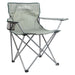 Folding Camping Chair With Cup Holder Pack Away 51cm x 81cm Grey X 1
