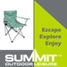 Folding Camping Chair with Carry Bag & Cup Holder 51cm x 81cm 2 Pack