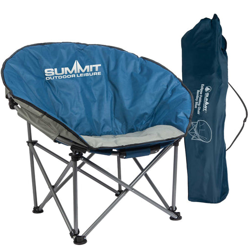 Folding Chair Eclipse Bentley-Blue With Summit Bag Blue - 84cm x 40cm